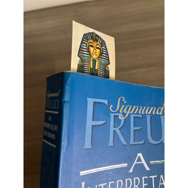 Marcador de páginas papiro King Tut