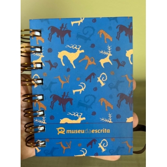 Bloco de anotações com capa dura