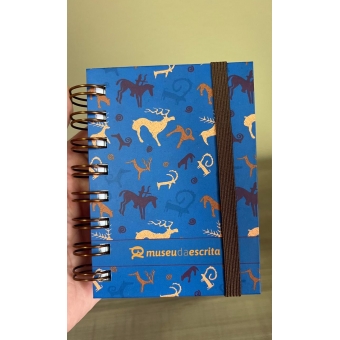 Bloco de anotações com capa dura