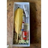 Kit caneta pena amarela Salamanca