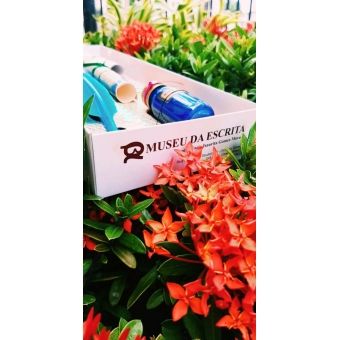 Kit caneta pena azul Salamanca