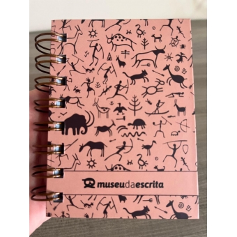 Bloco de anotações com capa dura