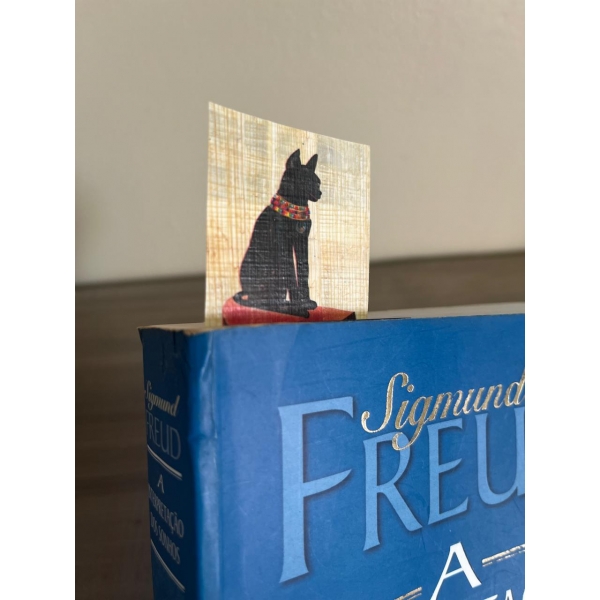 Marcador de páginas papiro Bastet