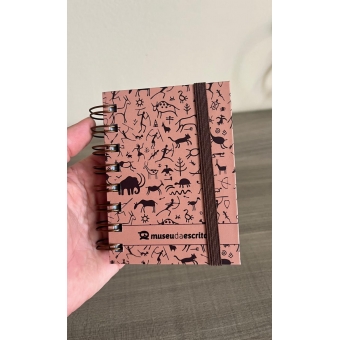 Bloco de anotações com capa dura